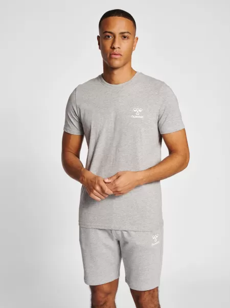 Men Hummel Hmlicons T-Shirt Grey Melange T-Shirts