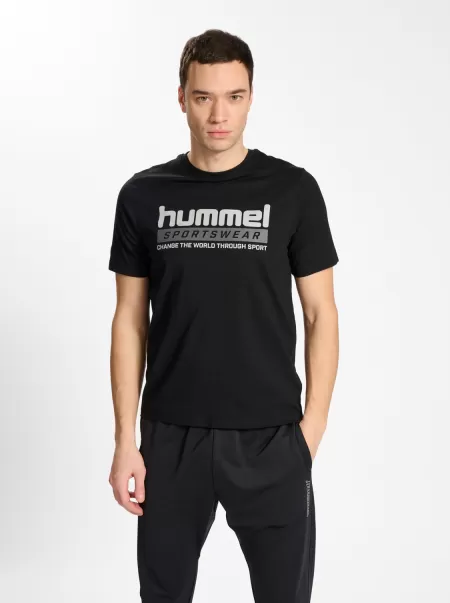 Hmllgc Carson T-Shirt Hummel Men T-Shirts Black