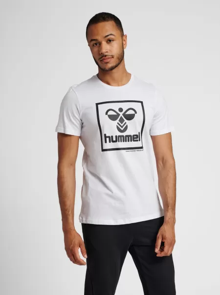 T-Shirts Hmlisam 2.0 T-Shirt White Hummel Men