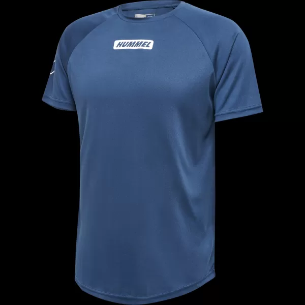 Men Insignia Blue Hmlte Topaz T-Shirt T-Shirts Hummel