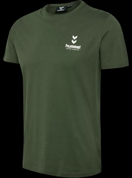 Rifle Green Hmldylan T-Shirt Men Hummel T-Shirts