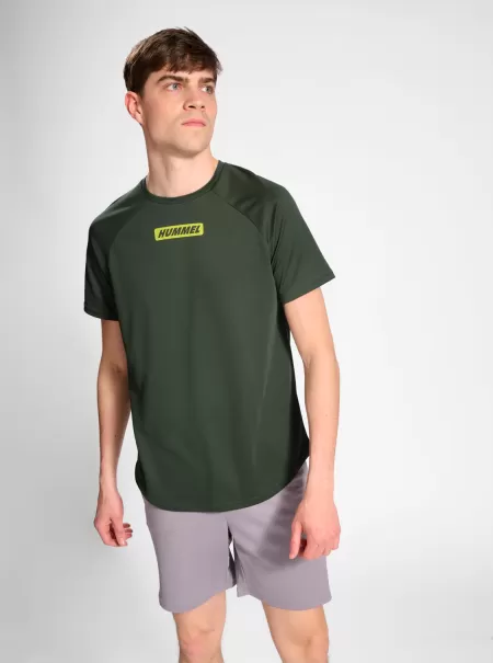 T-Shirts Hmlte Topaz T-Shirt Hummel Climbing Ivy Men