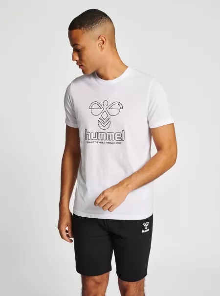 Hummel T-Shirts Hmlicons Graphic T-Shirt White Men