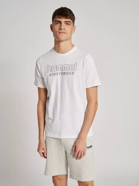 T-Shirts Men Hmllgc Joel T-Shirt White Hummel