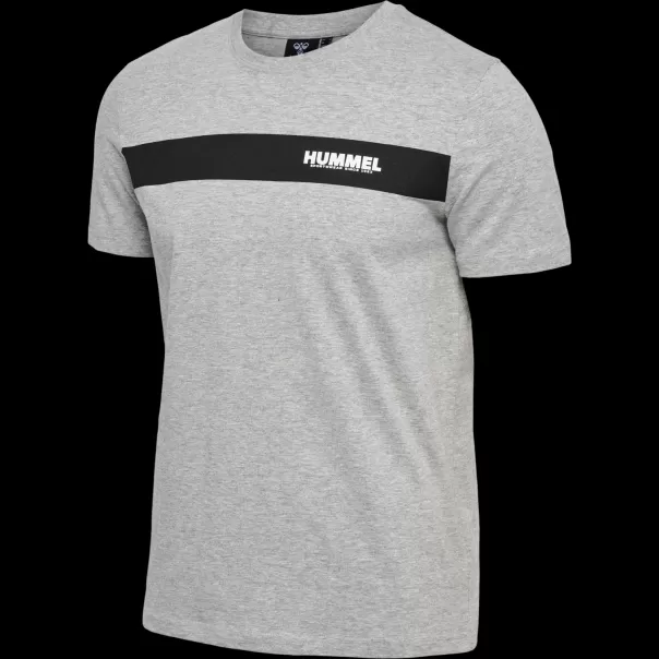 T-Shirts Hummel Grey Melange Men Hmllegacy Sean T-Shirt