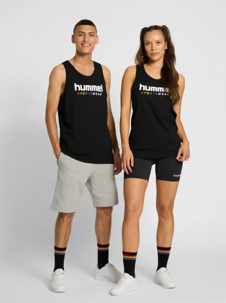 Hmlrainbow Sportswear Tanktop Black Hummel T-Shirts Men