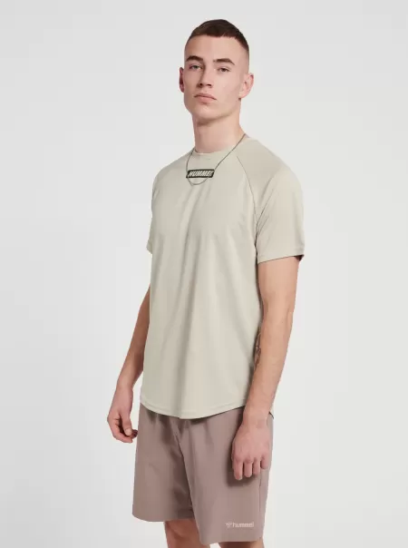 Men Hmlte Topaz T-Shirt Hummel Chateau Gray T-Shirts