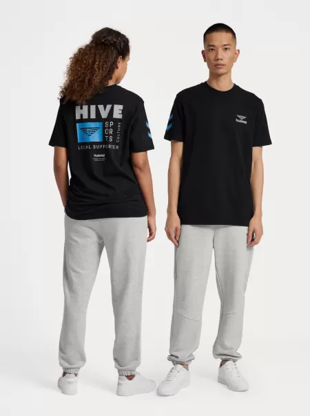 Black T-Shirts Hmlhive Mason T-Shirt Hummel Men