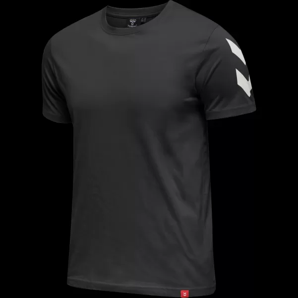 Hummel Men Hmllegacy Chevron T-Shirt Plus Black T-Shirts