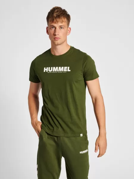 Hummel Men Rifle Green Hmllegacy T-Shirt T-Shirts