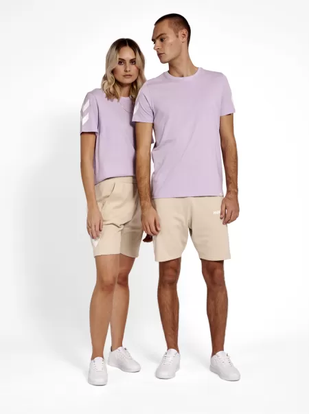T-Shirts Men Hummel Hmllegacy Chevron T-Shirt Pastel Lilac