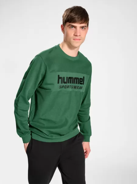 Hummel Dark Green Hoodies And Sweatshirts Men Hmllgc Kyle Sweatshirt
