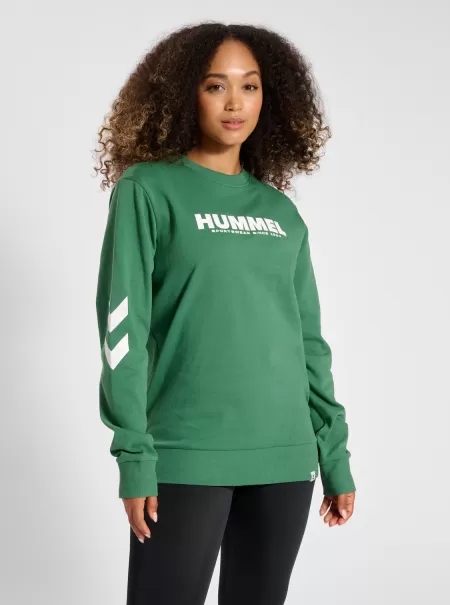 Foliage Green Hoodies And Sweatshirts Men Hmllegacy Sweatshirt Hummel