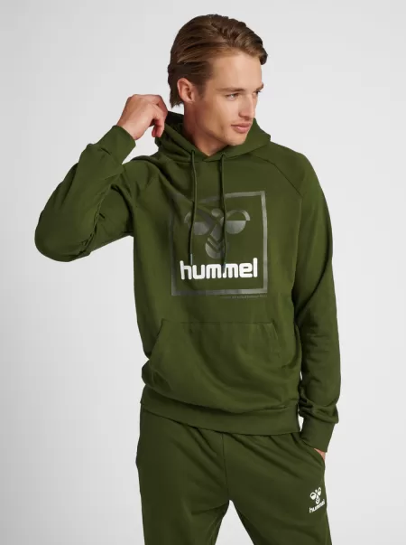 Hoodies And Sweatshirts Hmlisam 2.0 Hoodie Men Hummel Rifle Green