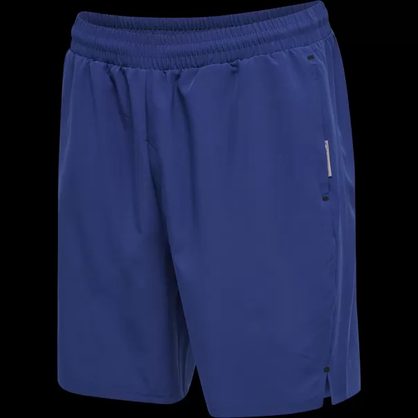 Men Sodalite Blue Hummel Hmlmove Grid Woven Shorts Shorts