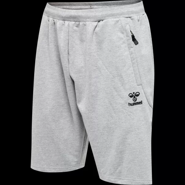 Shorts Grey Melange Hummel Hmlmove Grid Cotton Shorts Men