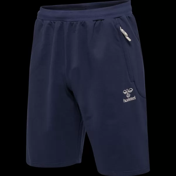 Hummel Men Hmlmove Grid Cotton Shorts Marine Shorts