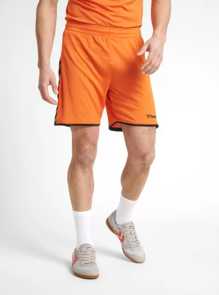 Hummel Shorts Men Hmlauthentic Poly Shorts Tangerine