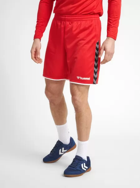 True Red Hummel Shorts Hmlauthentic Poly Shorts Men