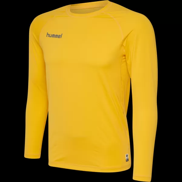 Base Layers Sports Yellow Hummel Men Hml First Performance Jersey L/S