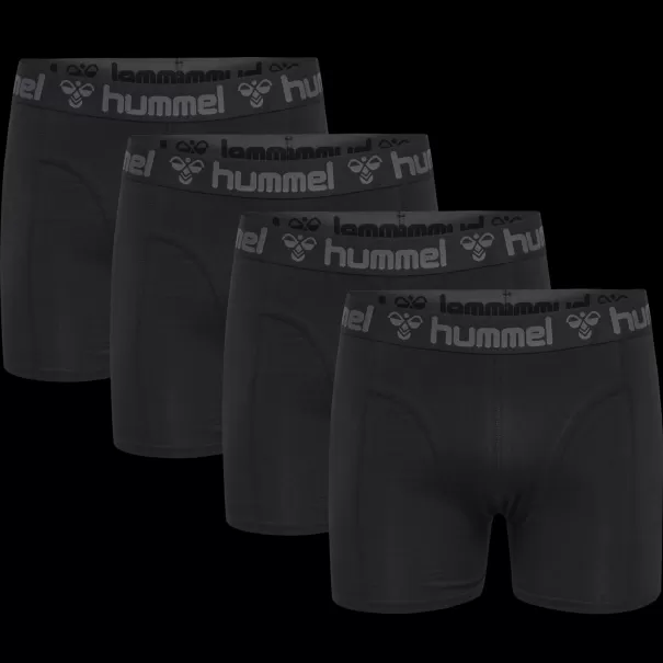 Hummel Underwear And Socks Men Hmlmarston 4-Pack Boxers Black