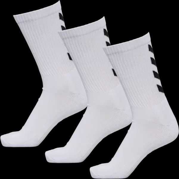 White Hummel Underwear And Socks Men Fundamental 3-Pack Sock