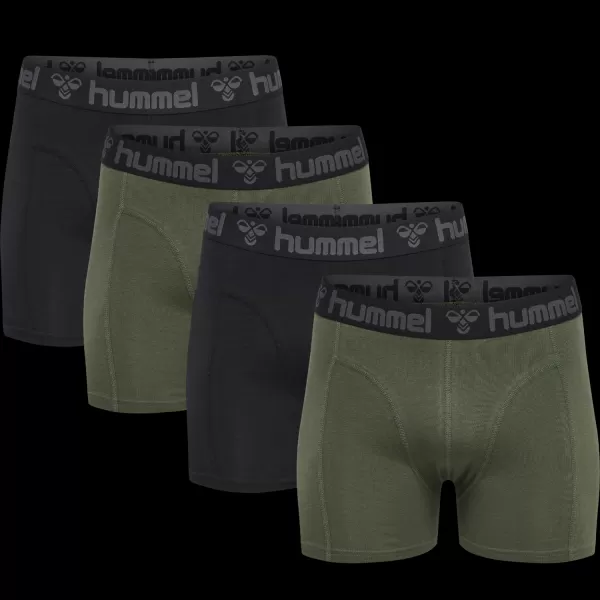Hmlmarston 4-Pack Boxers Men Hummel Black Underwear And Socks