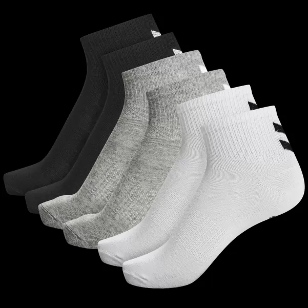 Underwear And Socks Hmlchevron 6-Pack  Mid Cut Socks Men White Hummel