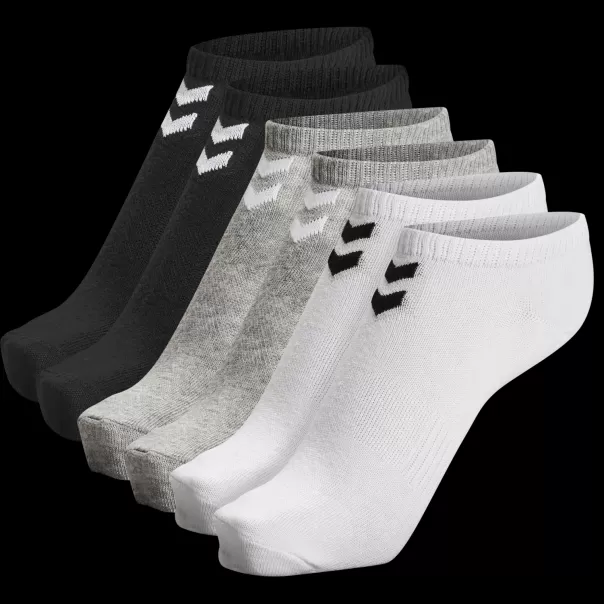 Hummel Men White Underwear And Socks Hmlchevron 6-Pack Ankle Socks