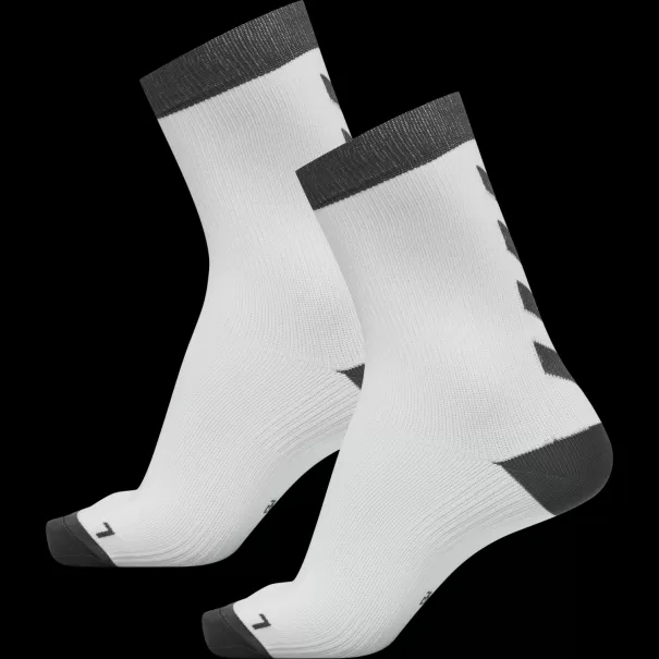 Hummel Men White Element Indoor Sport Sock 2 Pack Underwear And Socks