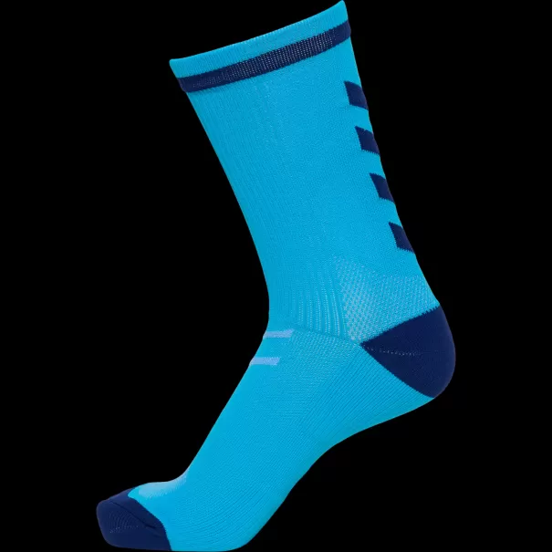 Elite Indoor Sock Low Pa Hummel Men Football Blue Coral