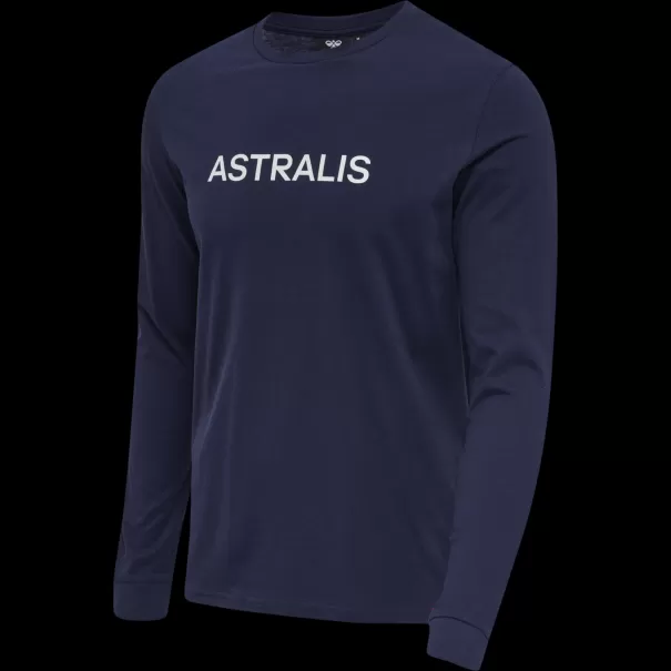 Men White Football Astralis 21/22 T-Shirt L/S Hummel