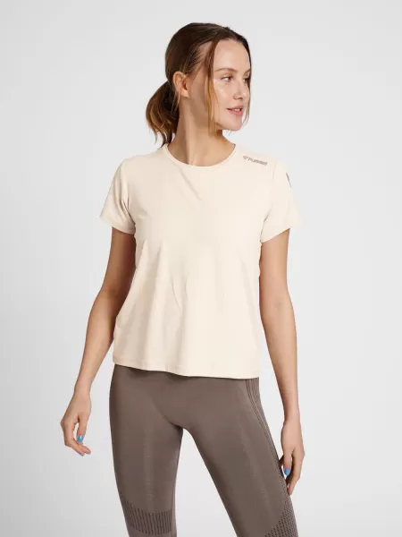 Women T-Shirts Hmlmt Taylor T-Shirt Hummel Grey Melange