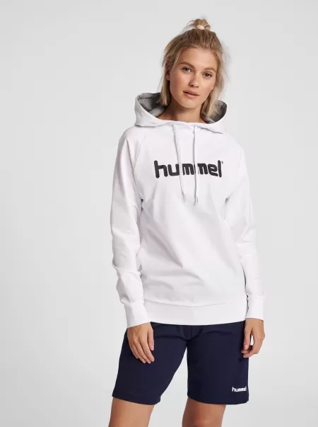 Acai Women Hmlgo Cotton Logo Hoodie Woman Hoodies And Sweatshirts Hummel