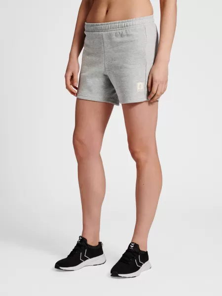 Women Hmlgg12 Sweat Shorts Woman Grey Melange Hummel Shorts