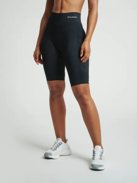 Women Marine Hmlclea Seamless Cycling Shorts Hummel Shorts