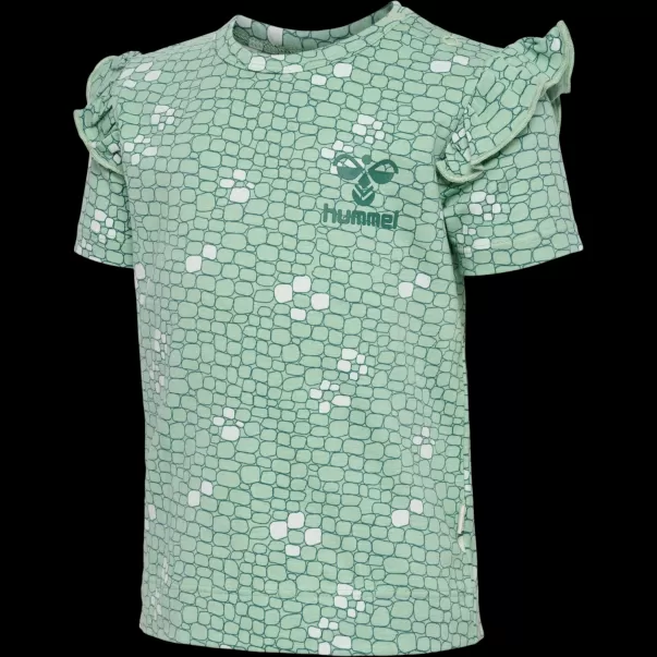 Hmlzanzi T-Shirt S/S Sea Pine Hummel T-Shirts Kids