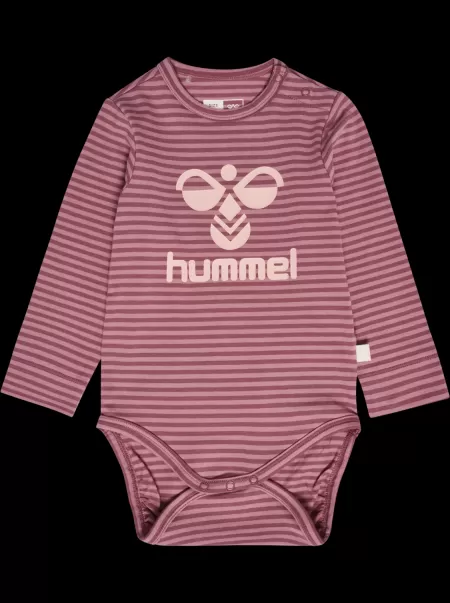 Kids Hummel Hmlmulle Body L/S Bodysuits Ombre Blue