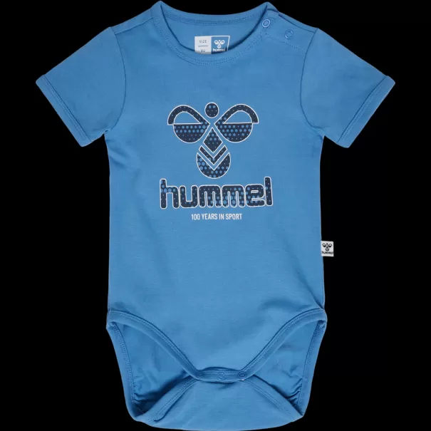 Hmlazur Body S/S Hummel Kids Bodysuits Celestial Blue