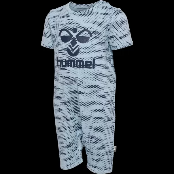 Hmlparo Bodysuit S/S Grey Melange Hummel Bodysuits Kids