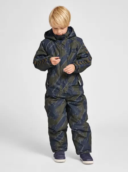 Black Kids Hmlartic Tex Snowsuit Hummel Outerwear