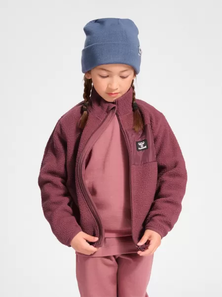 Baroque Rose Kids Outerwear Hmlatlas Fleece Zip Jacket Hummel