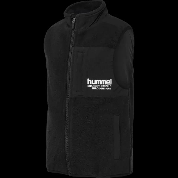 Hmlpure Fleece Vest Kids Hummel Dark Olive Outerwear