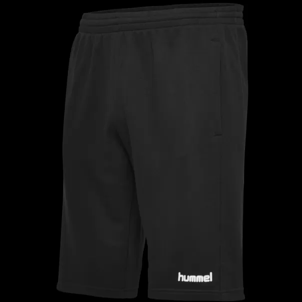 Kids Hummel Shorts Grey Melange Hmlgo Kids Cotton Bermuda Shorts