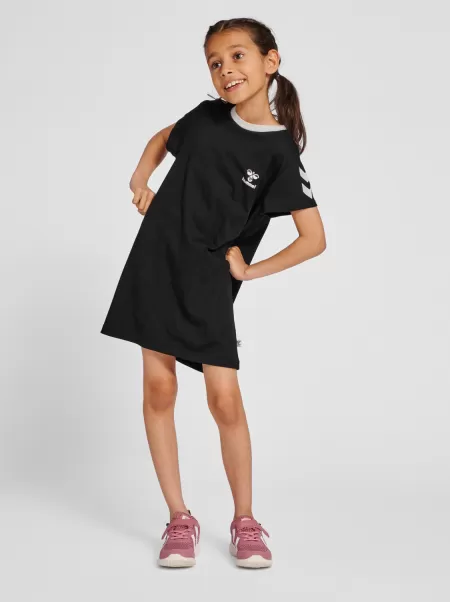 Hmlmille T-Shirt Dress S/S Hummel Cerulean Kids Dresses And Skirts