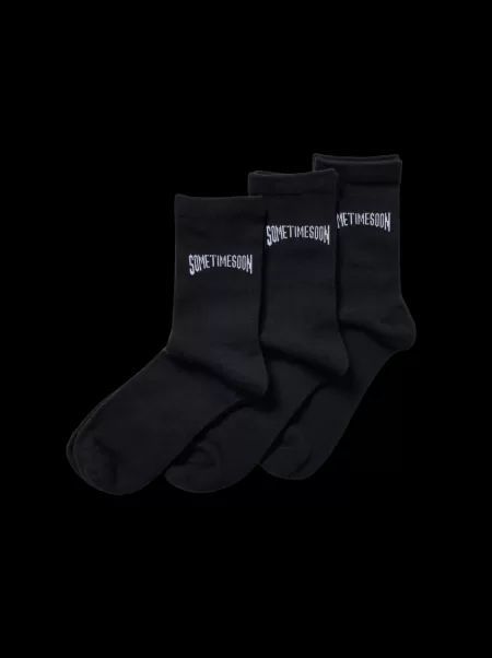 Light Grey Melange Stsvarsity Socks 3-Pack Kids Socks Hummel