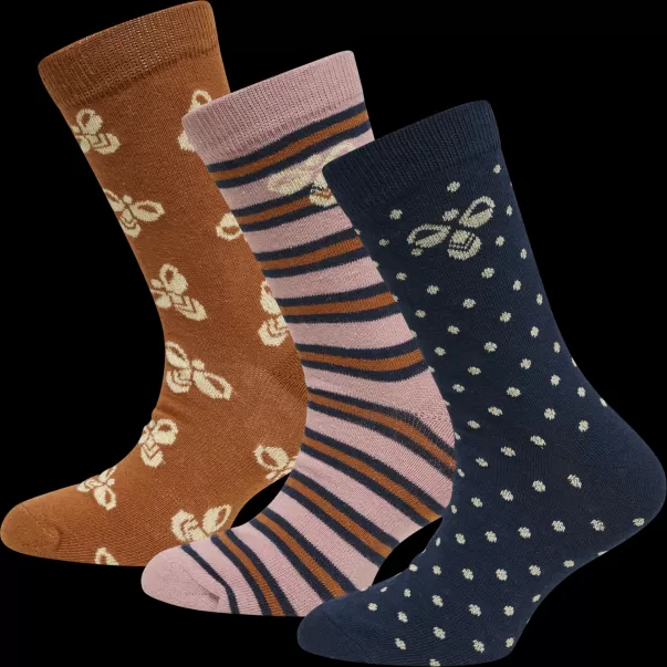 Dark Olive Socks Hmlalfie Sock 3-Pack Hummel Kids