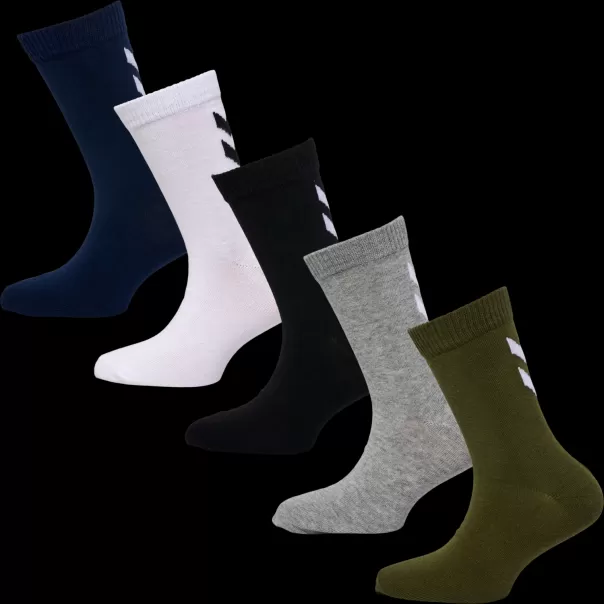 Socks Kids Hummel Grey Melange Hmlmake My Day Sock 5-Pack