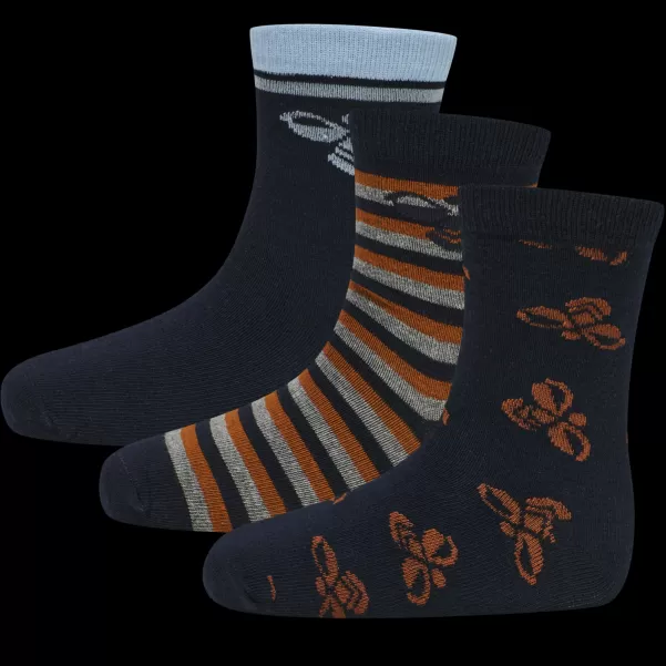Kids Twilight Mauve Hummel Hmlalfie Sock 3-Pack Socks
