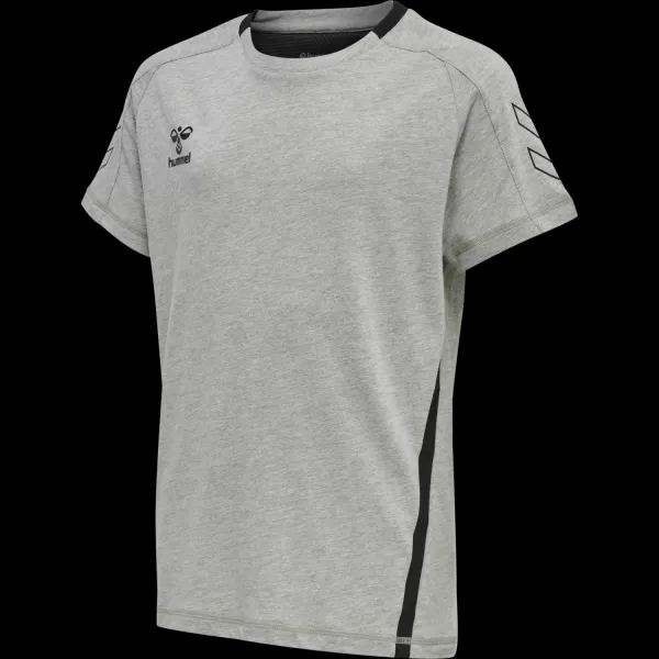 Kids Hummel Grey Melange Handball Hmlcima Xk T-Shirt S/S Kids